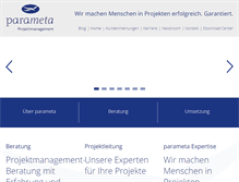 Tablet Screenshot of parameta.de